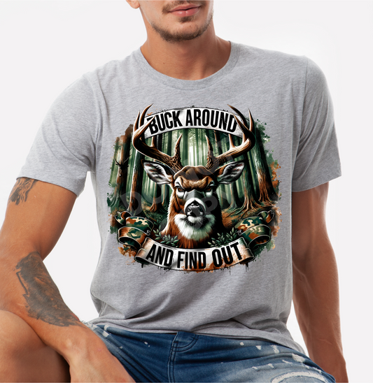 BUCK AROUND TEE