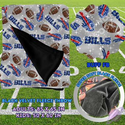 BUFF FB-SEQUIN THROW BLANKET RUN-SOFT CLOSE 8/9-HARD CLOSE 8/11