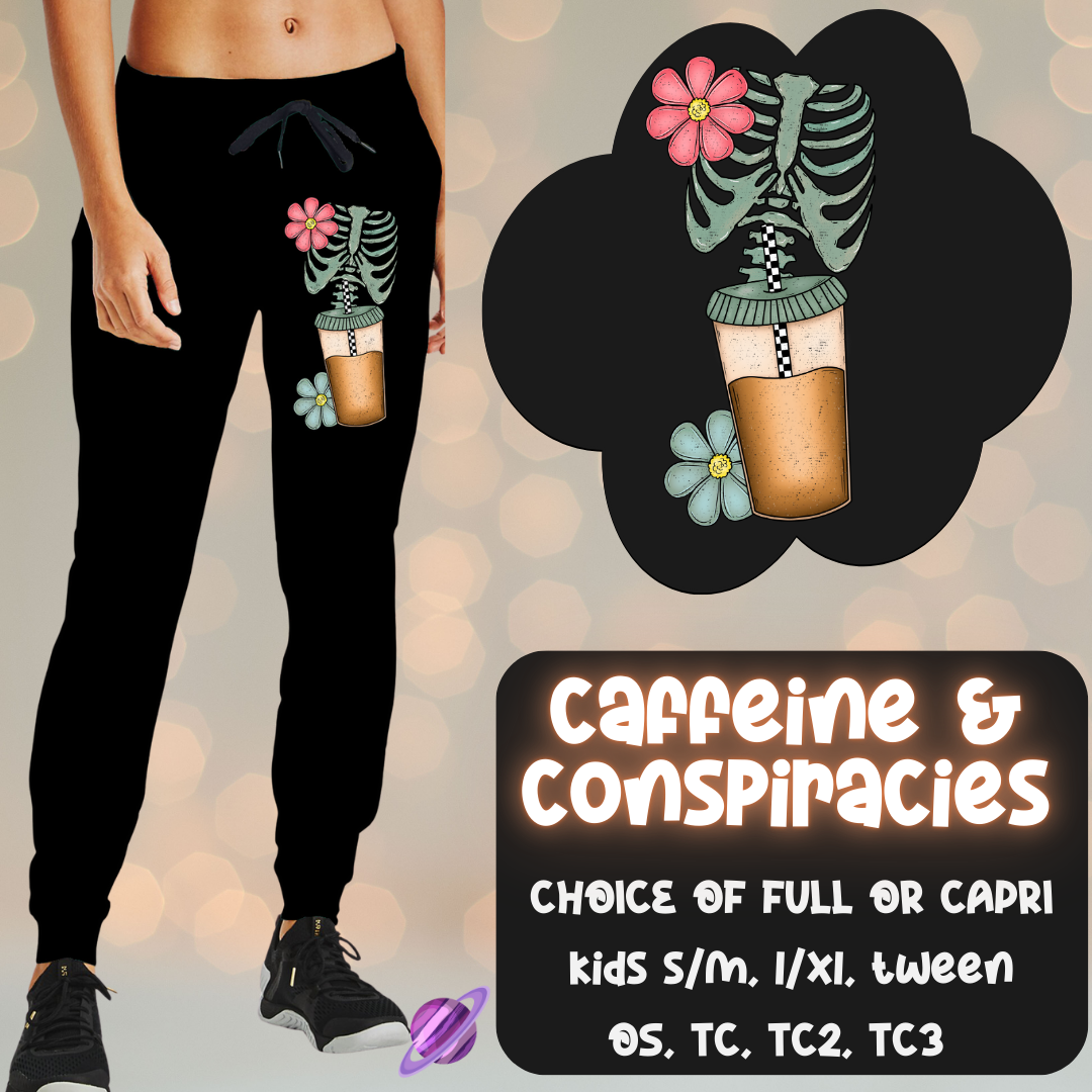 CAFFEINE & CONSPIRACIES - ONE LEG SIMPLE SETS - JOGGER/CAPRI PREORDER CLOSING 11/13