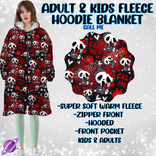 CALL ME-HOODIE BLANKET RUN-PREORDER CLOSING 9/28 ETA NOV