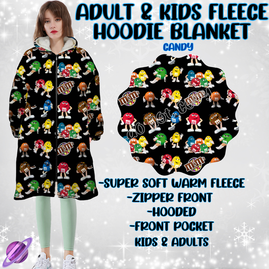 CANDY-HOODIE BLANKET RUN-PREORDER CLOSING 9/28 ETA NOV