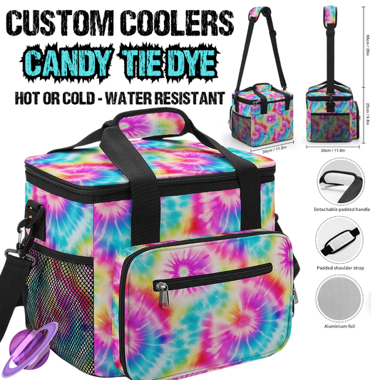 CANDY TIE DYE - CUSTOM COOLERS CLOSING 12/27