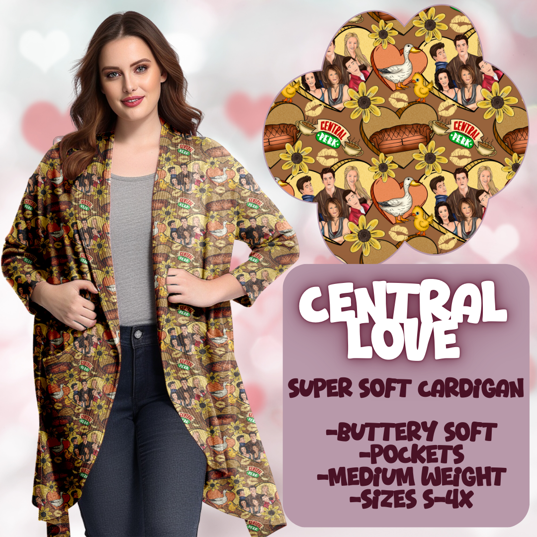 CENTRAL LOVE - SOFT CARDGIAN LOVE YOU RUN CLOSING 11/30