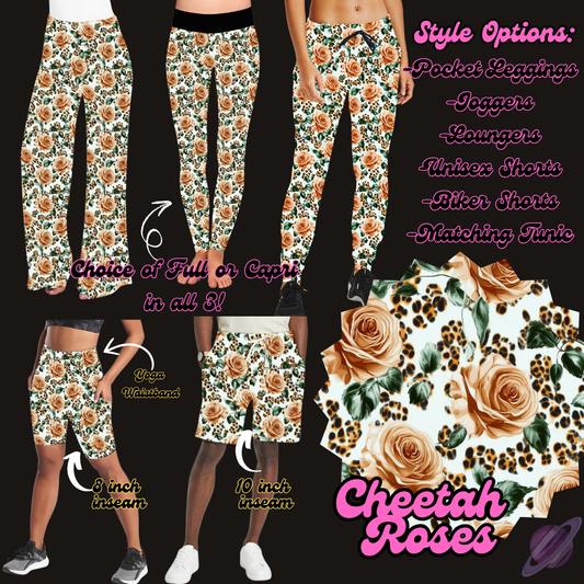 CHEETAH ROSES-PRETTY RUN BOTTOMS PREORDER CLOSING 1/30
