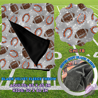 CHI FB-SEQUIN THROW BLANKET RUN-SOFT CLOSE 8/9-HARD CLOSE 8/11