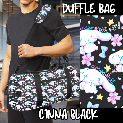 CINNA BLACK - BAG RUN 3 - DUFFLE BAG - PREORDER CLOSING 10/22