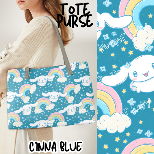 CINNA BLUE - BAG RUN 3 - TOTE PURSE - PREORDER CLOSING 10/22