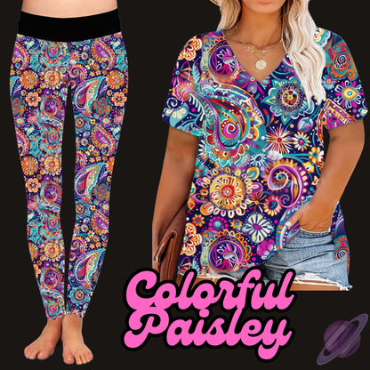 COLORFUL PAISLEY-PRETTY RUN TUNIC/TANK PREORDER CLOSING 1/30