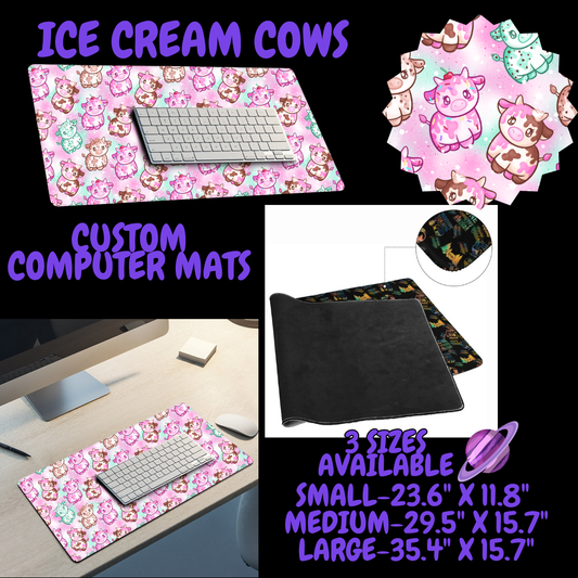 ICE CREAM COWS - COMPUTER MAT PREORDER CLOSING 6/22
