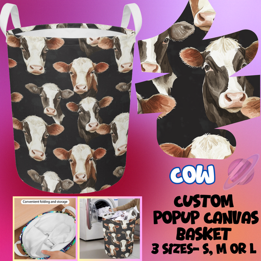 COW- STORAGE BASKETS 6- PREORDER CLOSING 5/4
