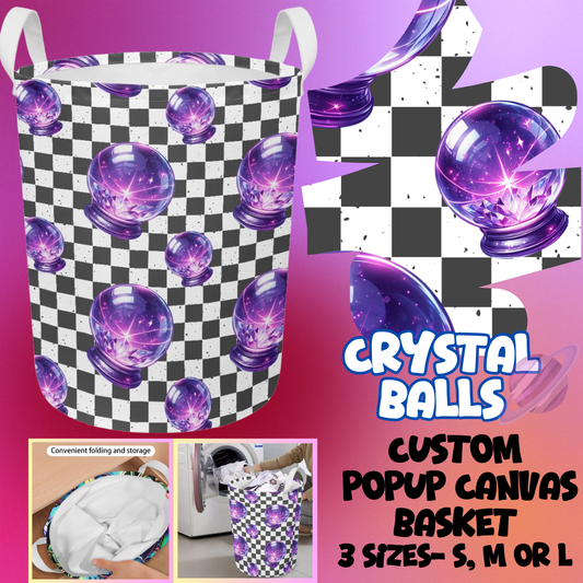 CRYSTAL BALLS- STORAGE BASKETS 6- PREORDER CLOSING 5/4