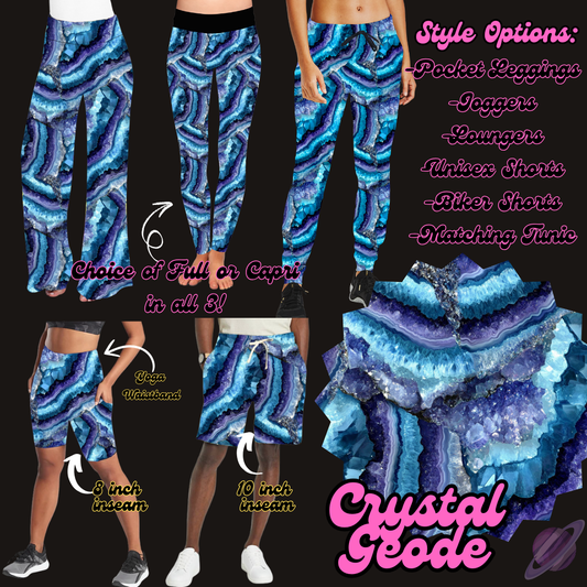 CRYSTAL GEODE-PRETTY RUN BOTTOMS PREORDER CLOSING 1/30