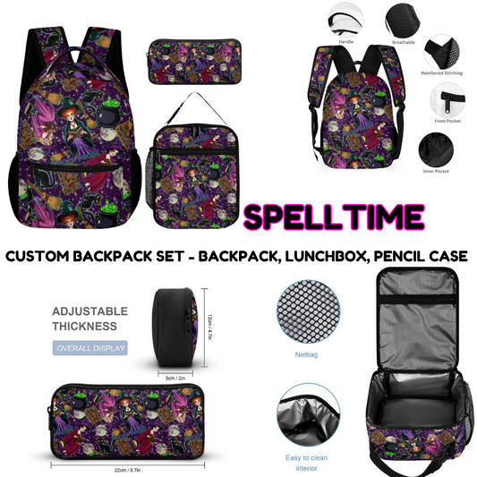 SPELL TIME-3 PIECE BACKPACK SET-PREORDER CLOSING 7/3
