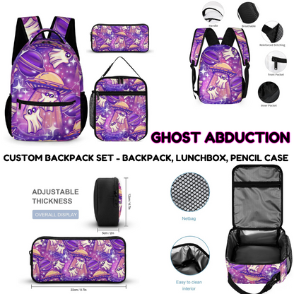 GHOST ABDUCTION-3 PIECE BACKPACK SET-PREORDER CLOSING 7/3