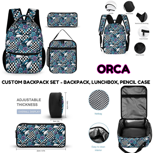 ORCA-3 PIECE BACKPACK SET-PREORDER CLOSING 7/3