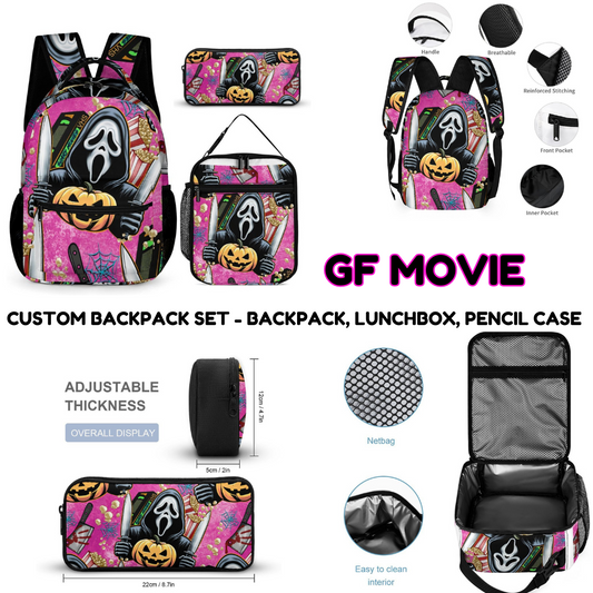 GF MOVIE-3 PIECE BACKPACK SET-PREORDER CLOSING 7/3