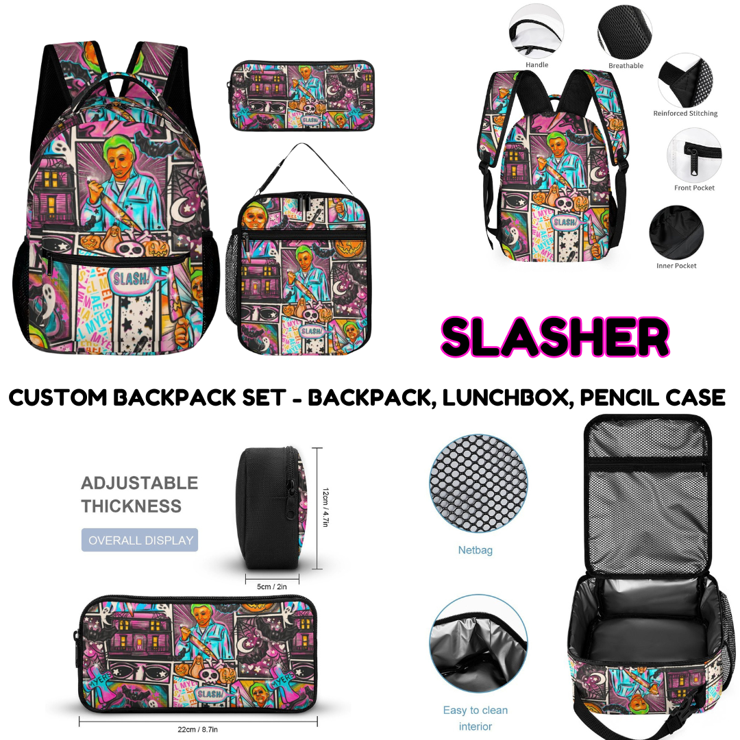 SLASHER-3 PIECE BACKPACK SET-PREORDER CLOSING 7/3