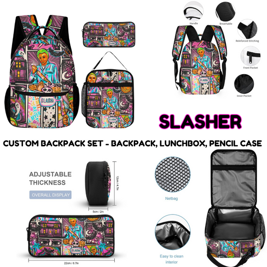 SLASHER-3 PIECE BACKPACK SET-PREORDER CLOSING 7/3