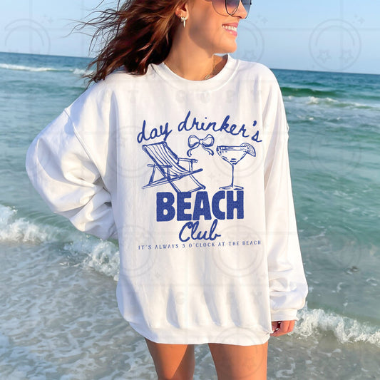 DAY DRINKERS BEACH CLUB SWEATSHIRT
