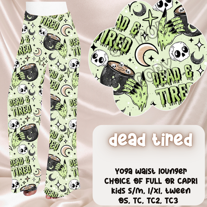 DEAD TIRED - LEGGING/JOGGER/LOUNGER - POCKET SWEATERS & BOTTOMS PREORDER CLOSING 11/17