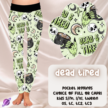 DEAD TIRED - LEGGING/JOGGER/LOUNGER - POCKET SWEATERS & BOTTOMS PREORDER CLOSING 11/17