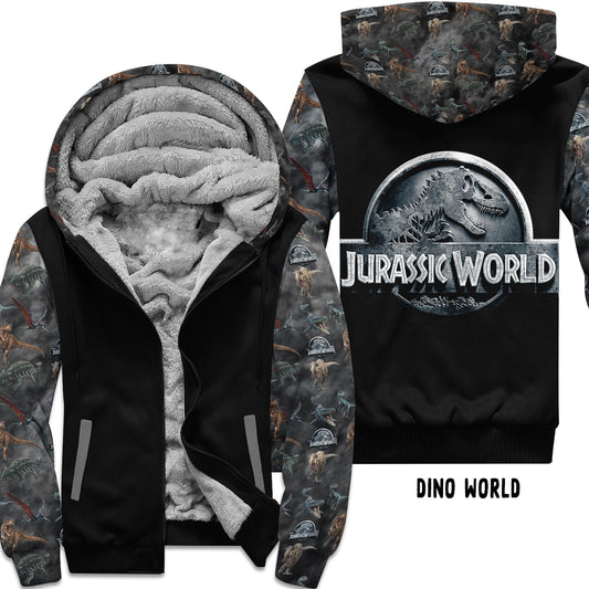 JACKET RUN 14-DINO WORLD-FLEECE OR COTTON LINER-PREORDER CLOSING 12/16