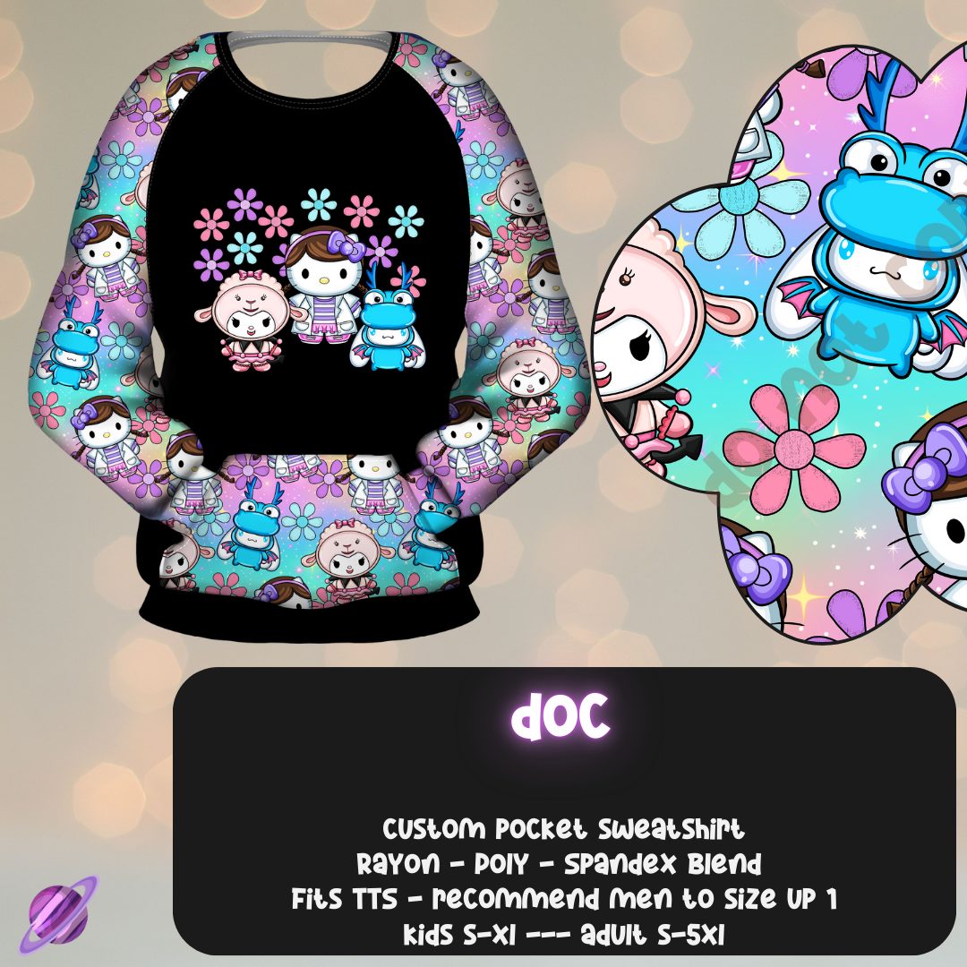 DOC - POCKET SWEATSHIRT - KITTY COSPLAY RUN CLOSING 11/15