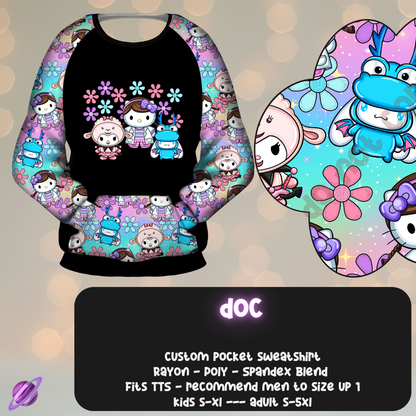 DOC - POCKET SWEATSHIRT - KITTY COSPLAY RUN CLOSING 11/15