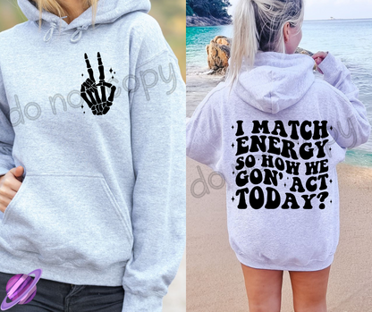 MATCH ENERGY HOODIE DOUBLE SIDED PRINT
