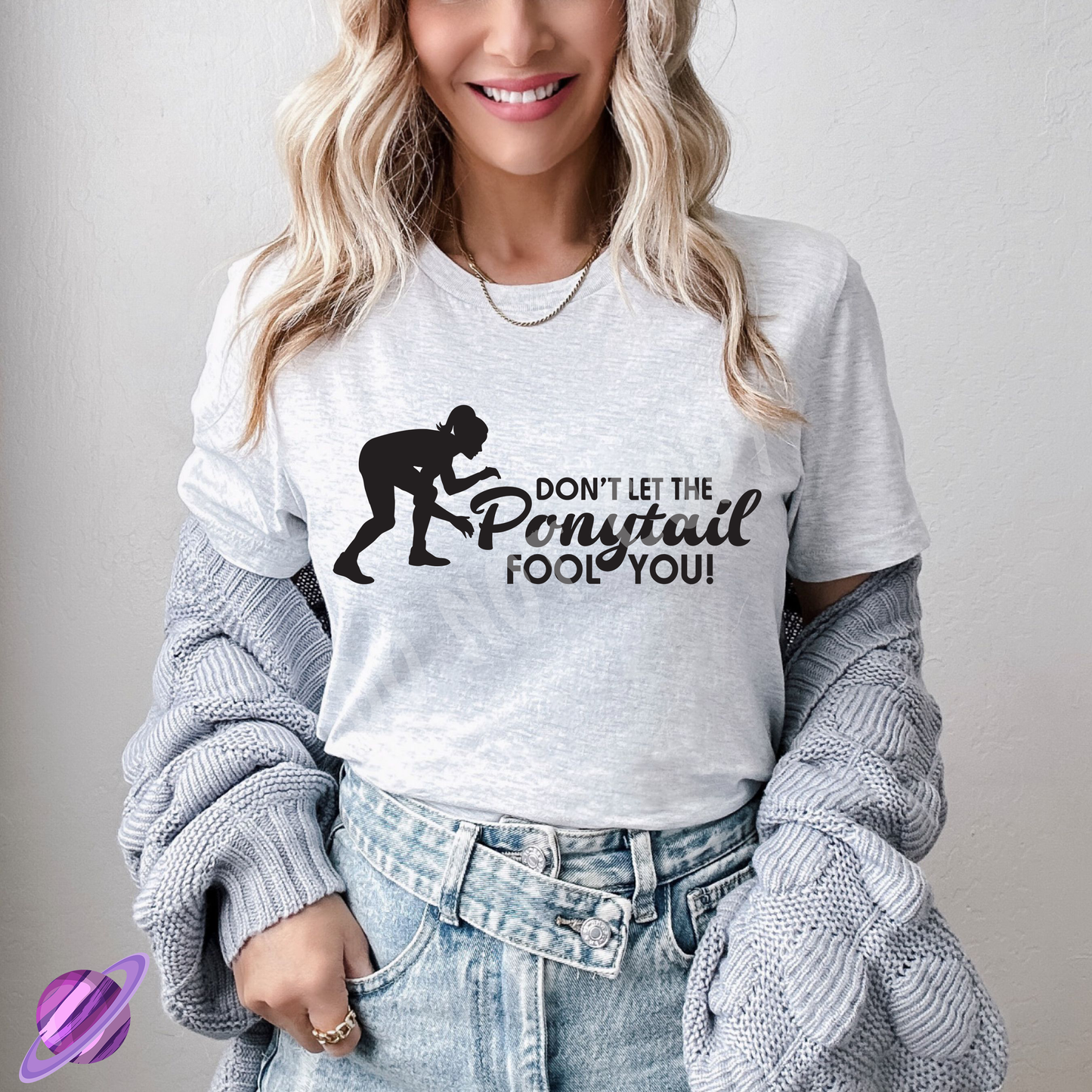 PONYTAIL WRESTLING TEE