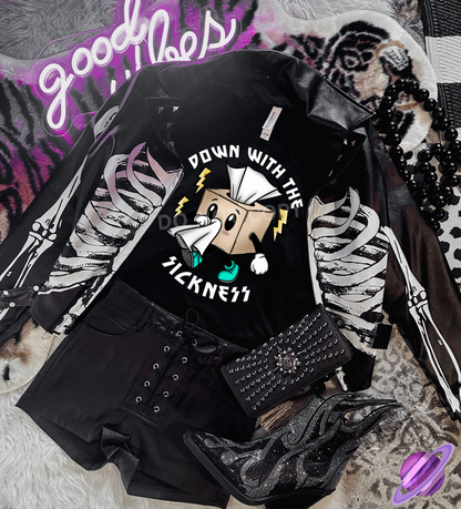 DOWN WITH THE SICKNESS TEE