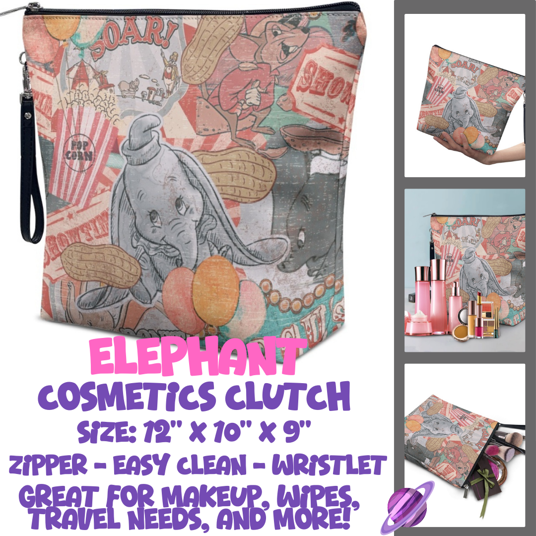 ELEPHANT - CUSTOM COSMETIC CLUTCH PREORDER CLOSES 12/16