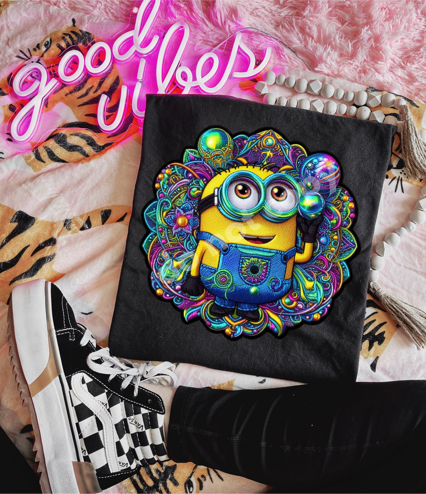 EMBROID YELLOW DUDE TEE