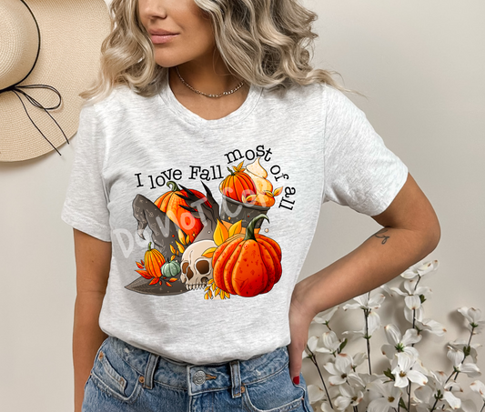 I LOVE FALL MOST OF ALL TEE