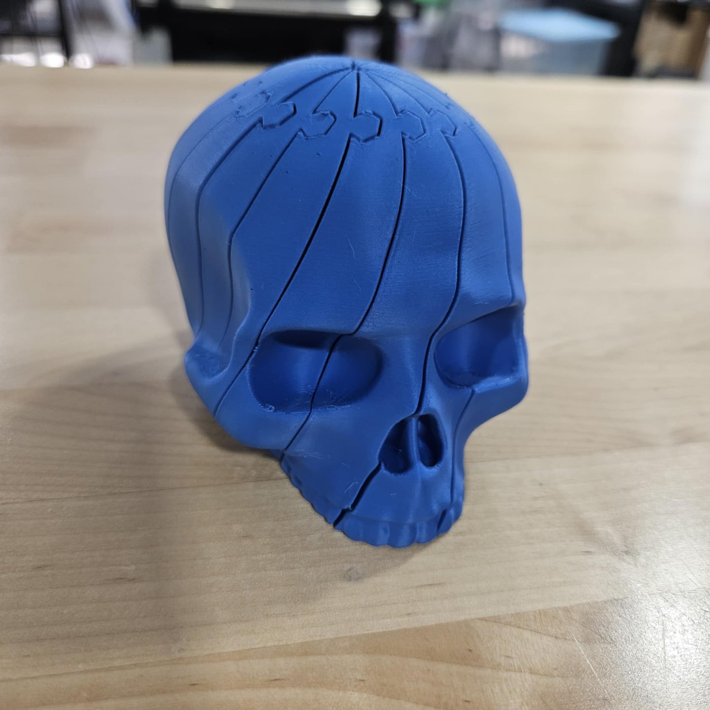 COLORFUL FIDGET SKULL- 3D PRINTED