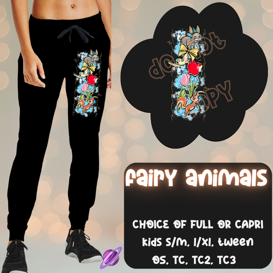 FAIRY ANIMALS - ONE LEG SIMPLE SETS - JOGGER/CAPRI PREORDER CLOSING 11/13