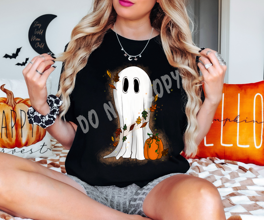 FALL GHOST-UNISEX TEE ADULTS/KIDS