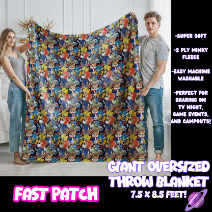 FAST PATCH- GIANT SHAREABLE THROW BLANKETS ROUND 10-PREORDER CLOSING 12/2