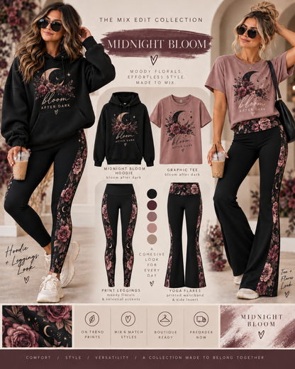 MIDNIGHT BLOOM TEE
