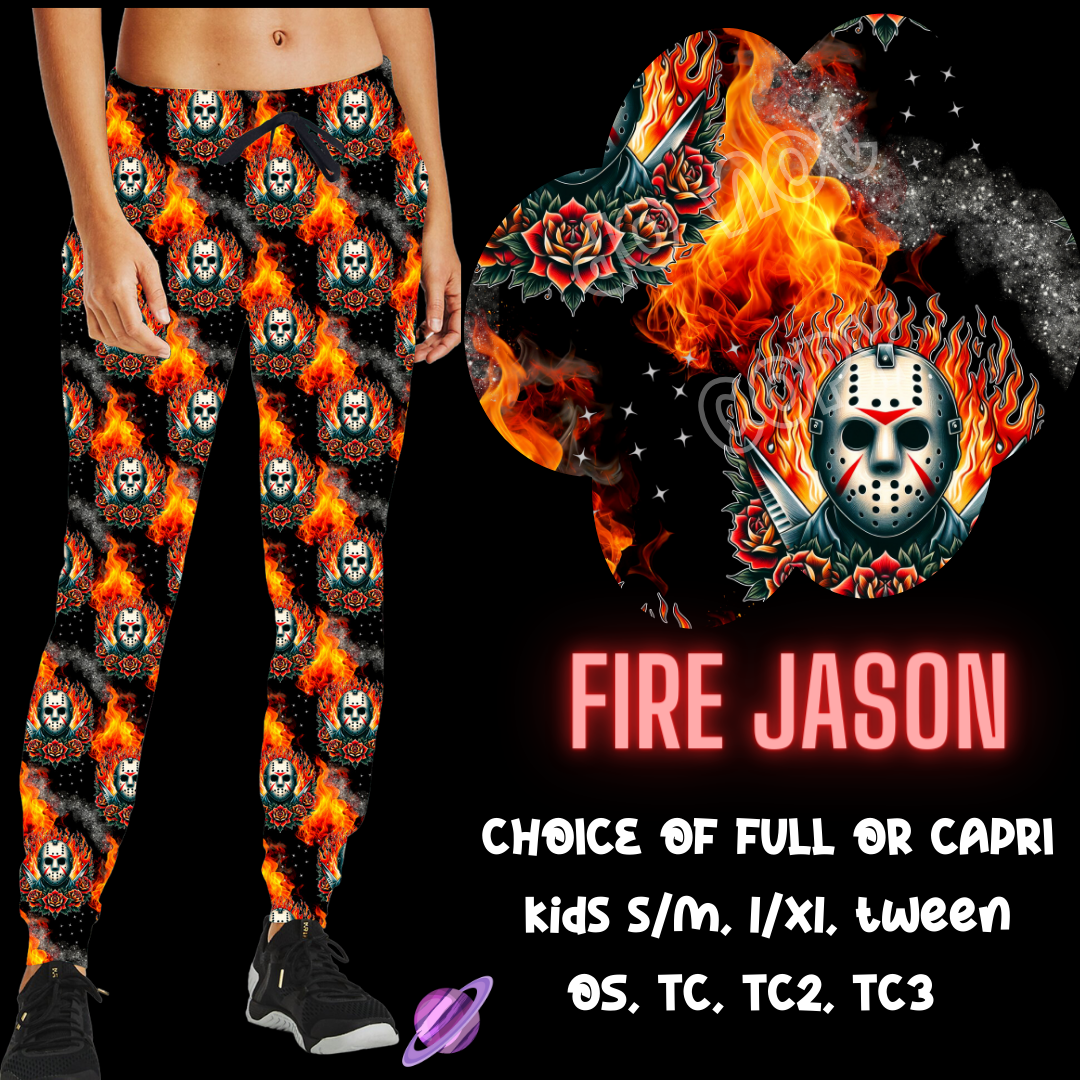 FIRE JASON- HORROR RUN - JOGGER /CAPRI PREORDER CLOSING 7/2