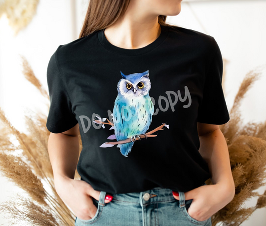 COLORFUL OWLS - UNISEX TEE ADULTS/KIDS
