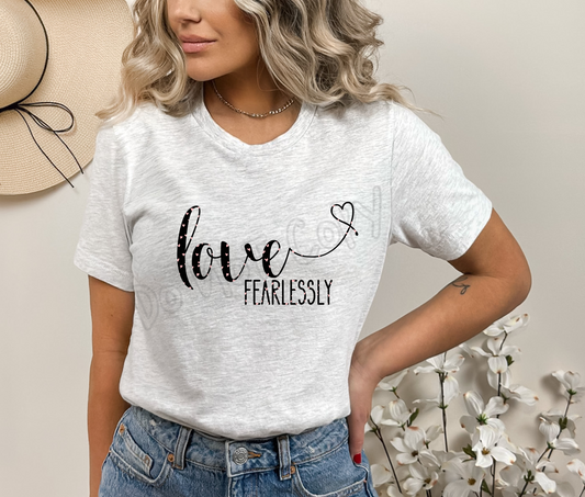HEART CHEETAH - ADULTS/KIDS UNISEX TEE - FLARES 4 - PREORDER CLOSING 11/24 ETA JANUARY