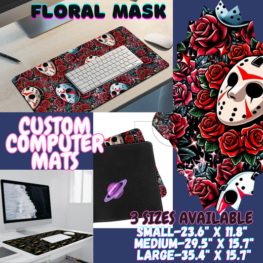 FLORAL MASK - COMPUTER MAT PREORDER CLOSING 12/6