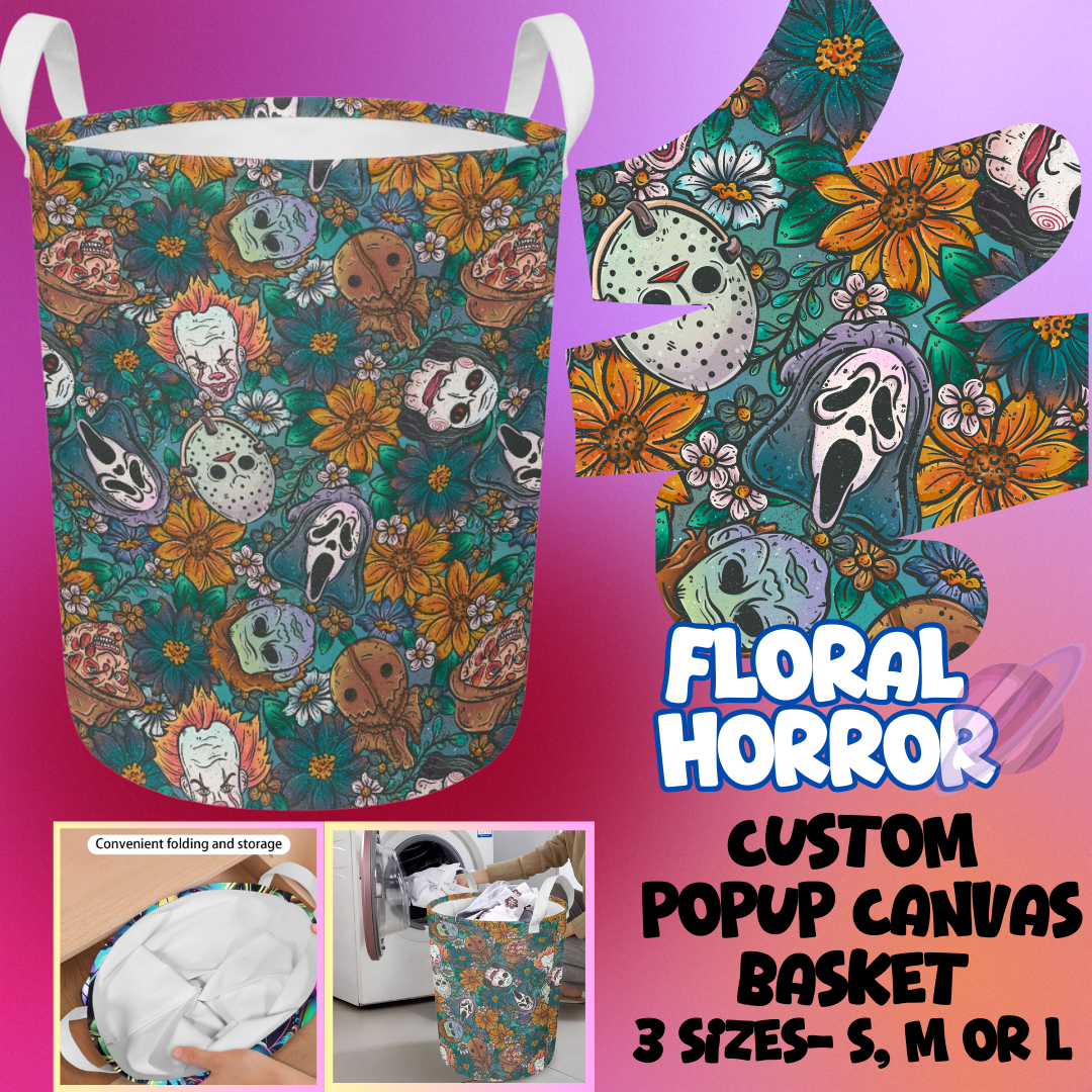 FLORAL HORROR- STORAGE BASKETS 6- PREORDER CLOSING 5/4