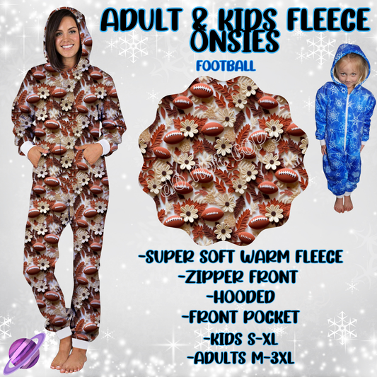 FOOTBALL-ONESIES ROUND 3- PREORDER CLOSING 9/23