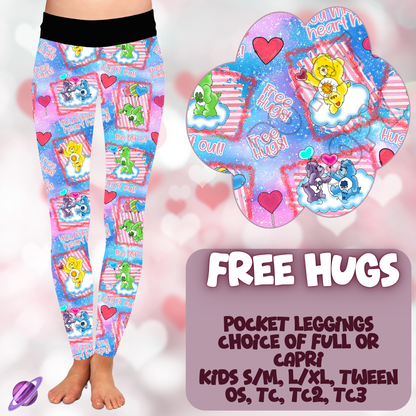 FREE HUGS - LEGGING/JOGGER/LOUNGER - LOVE YOU RUN PREORDER CLOSING 11/30