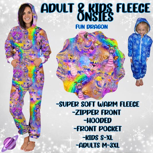 FUN DRAGON-ONESIES ROUND 3- PREORDER CLOSING 9/23