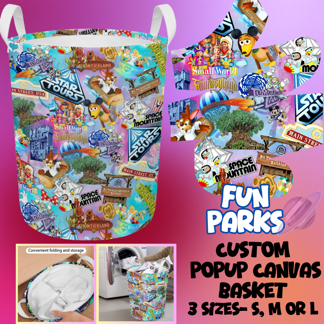 FUN PARKS- STORAGE BASKETS 6- PREORDER CLOSING 5/4