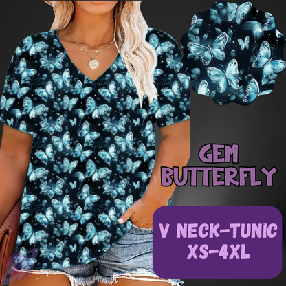 GEM BUTTERFLY-PATTERN PANEL OUTFIT RUN-SOFT CLOSE 7/10 HARD CLOSE 7/12