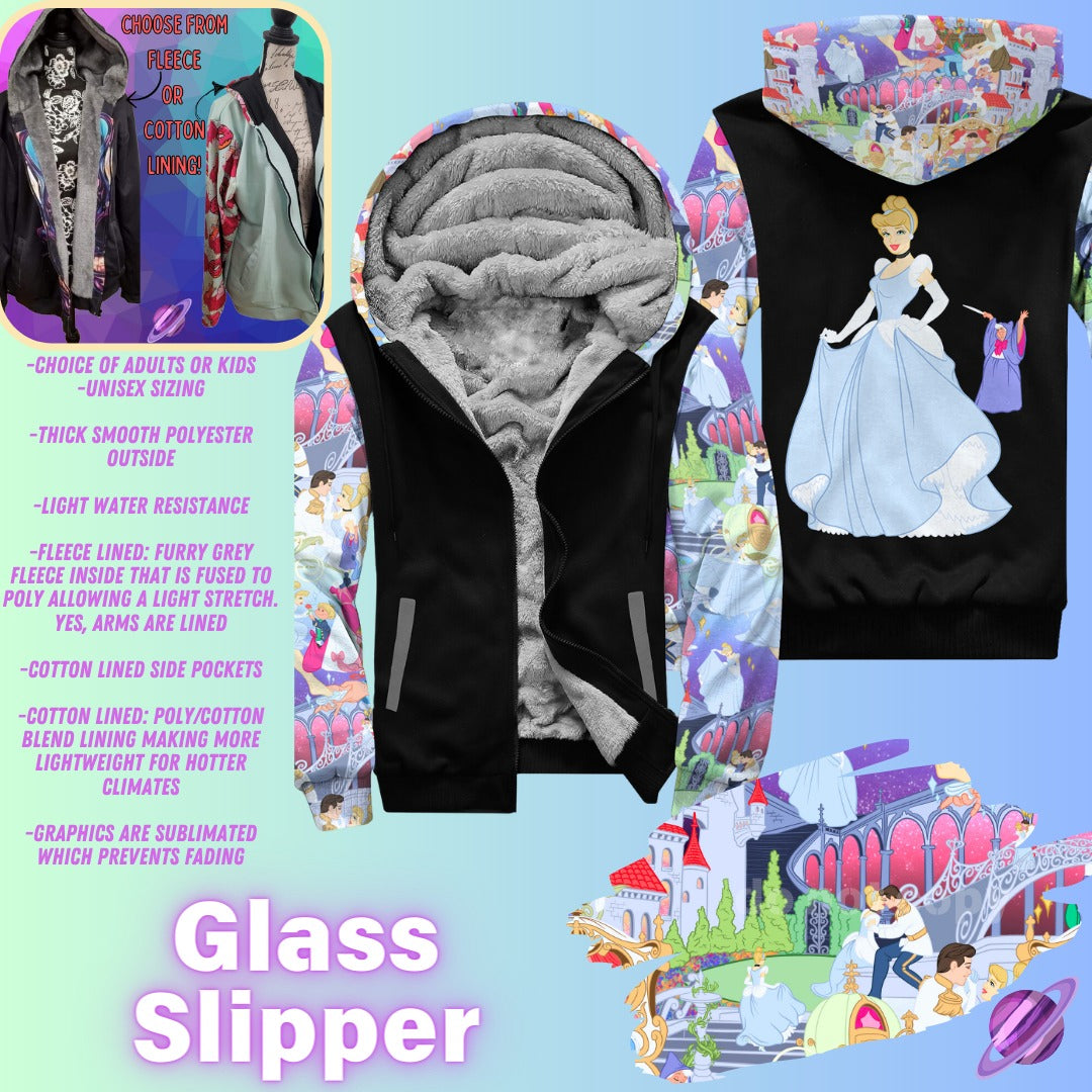 JACKET RUN 14-GLASS SLIPPER-FLEECE OR COTTON LINER-PREORDER CLOSING 12/16